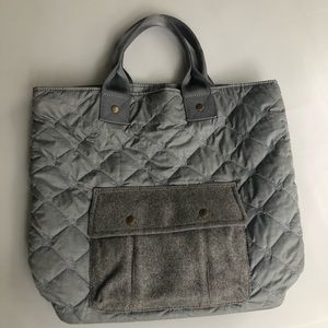 Extra large quilted tote bag